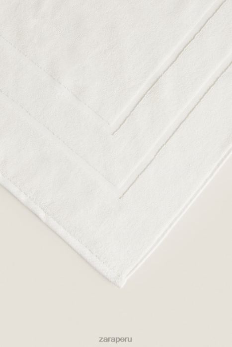 Zara unisexo alfombra de baño de algodón premium BDP8J1709 accesorios Marfil