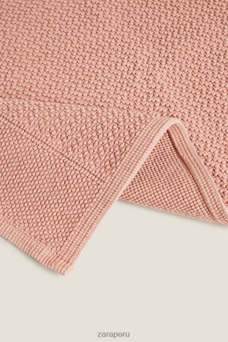 Zara unisexo alfombra texturizada de punto gofrado BDP8J1706 accesorios Rosa palido