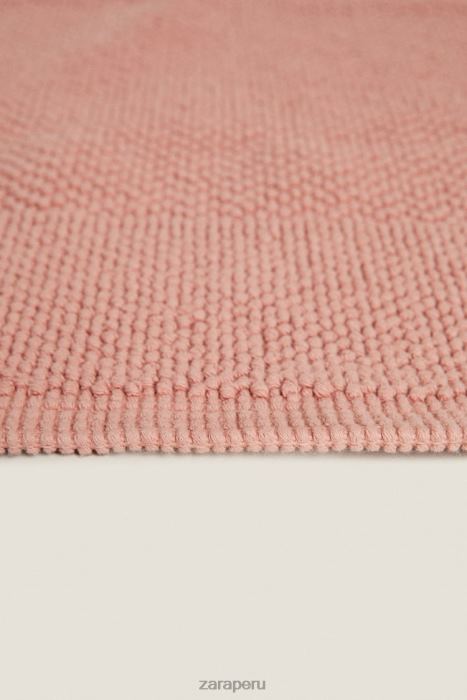 Zara unisexo alfombra texturizada de punto gofrado BDP8J1706 accesorios Rosa palido