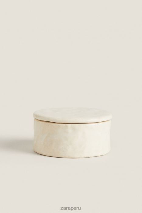 Zara unisexo bu o tarro de cerámica BDP8J1715 accesorios crema