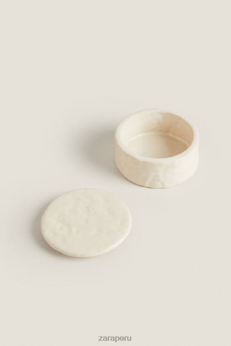 Zara unisexo bu o tarro de cerámica BDP8J1715 accesorios crema