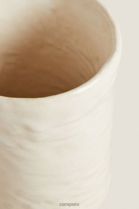 Zara unisexo bu o vaso de cerámica BDP8J1714 accesorios crema