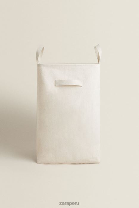 Zara unisexo cesto de ropa plegable BDP8J1711 accesorios beige claro