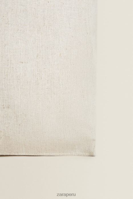 Zara unisexo cesto de ropa plegable BDP8J1711 accesorios beige claro