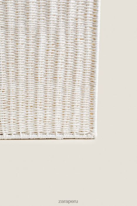 Zara unisexo cesto para la ropa sucia con dos compartimentos BDP8J1745 accesorios blanco
