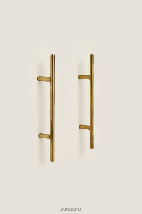 Zara unisexo lengüeta larga de metal (paquete de 2) BDP8J1746 accesorios dorado