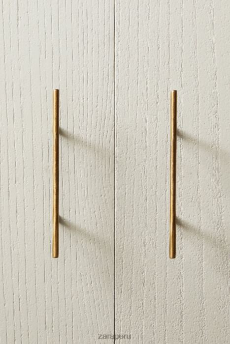 Zara unisexo lengüeta larga de metal (paquete de 2) BDP8J1746 accesorios dorado