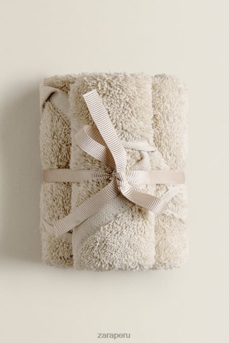 Zara unisexo (paquete de 3) toallas de algodón BDP8J1753 accesorios arena