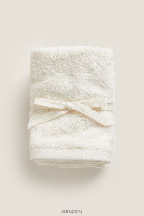 Zara unisexo (paquete de 3) toallas de algodón premium BDP8J1726 accesorios Marfil