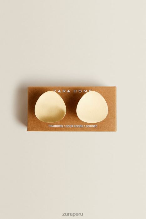 Zara unisexo pomo de puerta de latón (paquete de 2) BDP8J1744 accesorios dorado