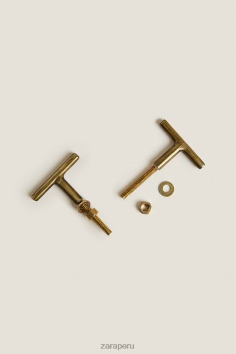 Zara unisexo pomo de puerta dorado (paquete de 2) BDP8J1742 accesorios dorado