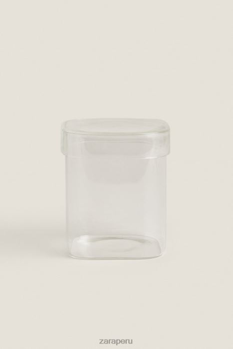 Zara unisexo tarro de vidrio de borosilicato con tapa BDP8J1749 accesorios original