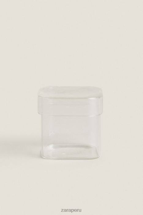 Zara unisexo tarro de vidrio de borosilicato con tapa BDP8J1749 accesorios original