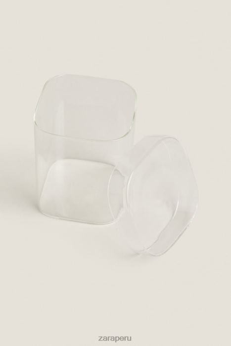 Zara unisexo tarro de vidrio de borosilicato con tapa BDP8J1749 accesorios original
