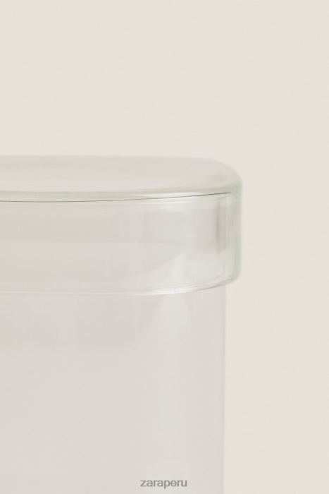 Zara unisexo tarro de vidrio de borosilicato con tapa BDP8J1749 accesorios original