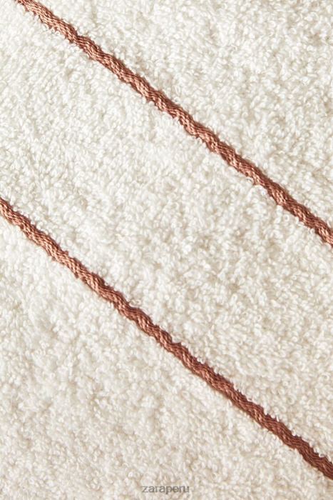 Zara unisexo toalla con ribetes en contraste BDP8J1708 accesorios Rosa palido