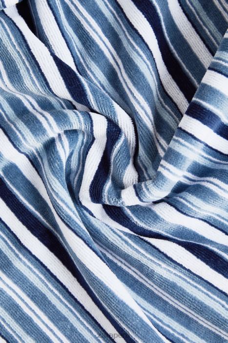 Zara unisexo toalla rayas multicolores BDP8J1748 accesorios gris/azul