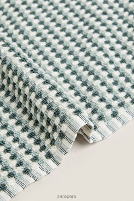 Zara unisexo toalla texturizada con hilo teñido BDP8J1704 accesorios verduras