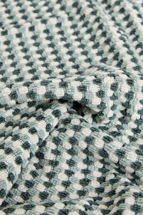 Zara unisexo toalla texturizada con hilo teñido BDP8J1704 accesorios verduras