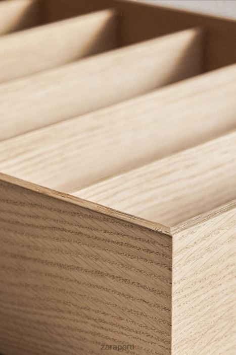 Zara unisexo bandeja de cubiertos 01 BDP8J1694 accesorios beige claro