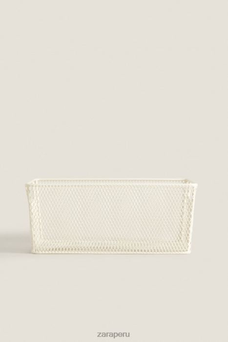 Zara unisexo cesta lacada BDP8J1697 accesorios blanco