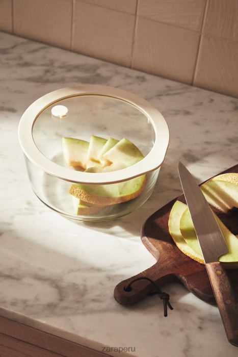 Zara unisexo recipiente hermético 55.86 oz BDP8J1692 accesorios crema