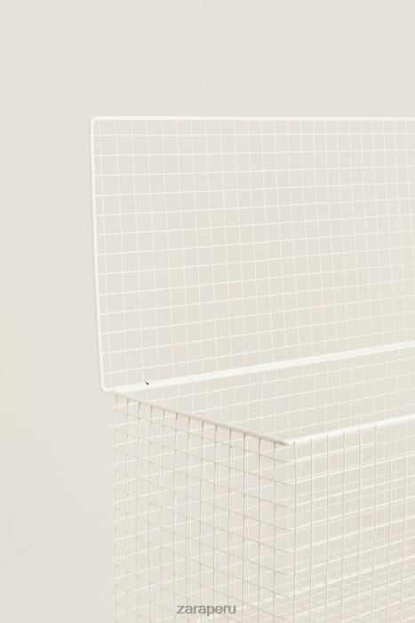 Zara unisexo cofre de metal con tapa BDP8J1594 accesorios ostra blanca