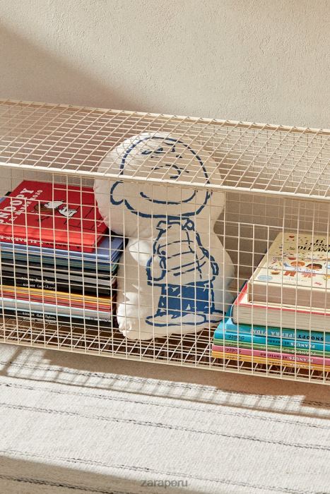 Zara unisexo cofre de metal con tapa BDP8J1594 accesorios ostra blanca