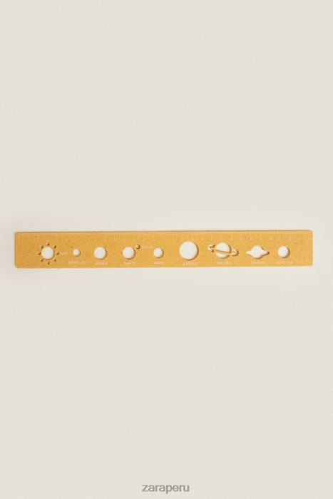 Zara unisexo gobernante del planeta BDP8J1582 accesorios amarillo