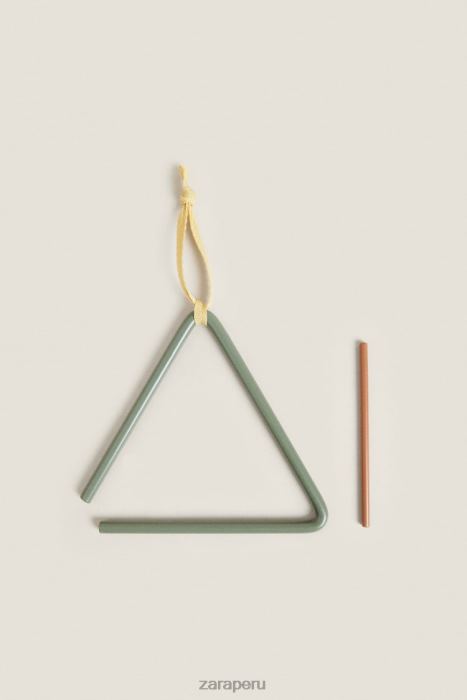 Zara unisexo juguete triangulo musical BDP8J1589 accesorios Mar verde