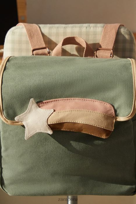 Zara unisexo mochila estrella BDP8J1587 accesorios multicolor