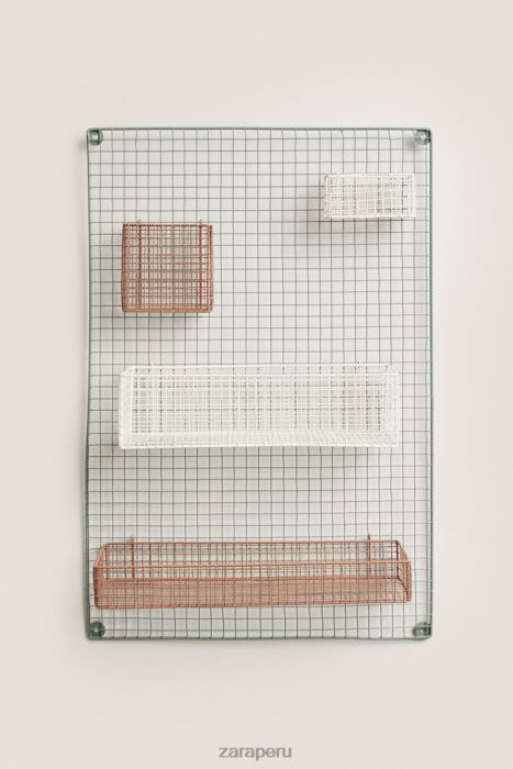 Zara unisexo organizador colgante de metal BDP8J1593 accesorios verde