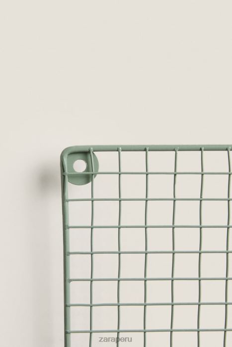 Zara unisexo organizador colgante de metal BDP8J1593 accesorios verde