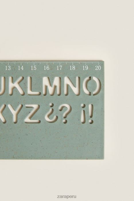 Zara unisexo reglas de números y alfabetos (paquete de 2) BDP8J1581 accesorios multicolor