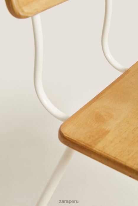 Zara unisexo silla de escritorio de madera BDP8J1579 accesorios vainilla