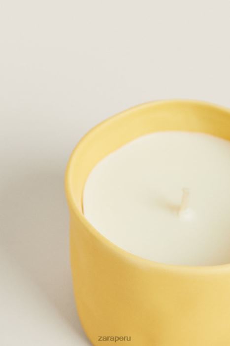 Zara unisexo (150 g) vela perfumada de limón y bergamota BDP8J1755 accesorios blanco