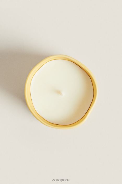 Zara unisexo (150 g) vela perfumada de limón y bergamota BDP8J1755 accesorios blanco