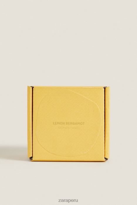 Zara unisexo (150 g) vela perfumada de limón y bergamota BDP8J1755 accesorios blanco