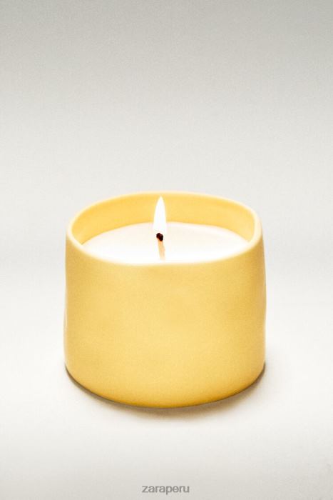 Zara unisexo (150 g) vela perfumada de limón y bergamota BDP8J1755 accesorios blanco