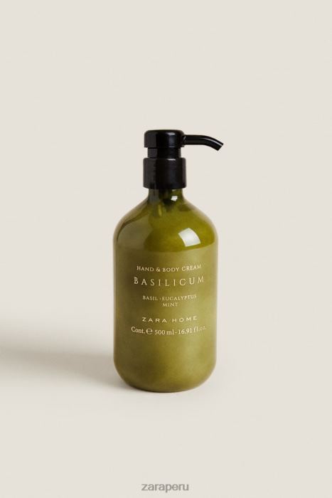 Zara unisexo (16.91 oz) de crema para manos y cuerpo de albahaca BDP8J1771 accesorios menta