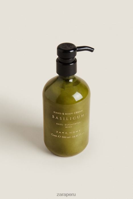 Zara unisexo (16.91 oz) de crema para manos y cuerpo de albahaca BDP8J1771 accesorios menta