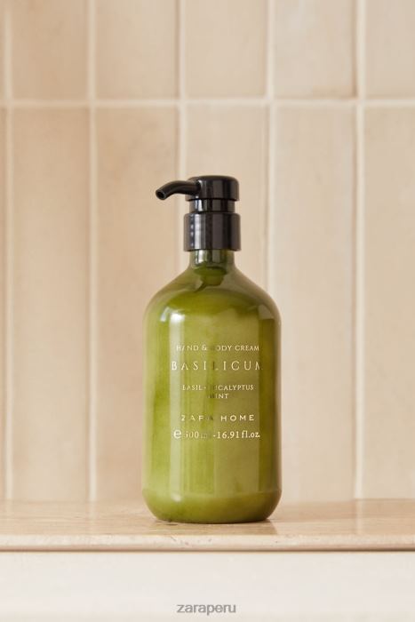 Zara unisexo (16.91 oz) de crema para manos y cuerpo de albahaca BDP8J1771 accesorios menta