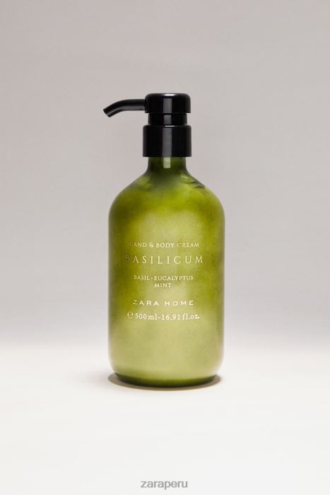 Zara unisexo (16.91 oz) de crema para manos y cuerpo de albahaca BDP8J1771 accesorios menta