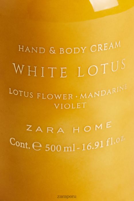 Zara unisexo (16.91 oz) de crema para manos y cuerpo de loto blanco BDP8J1770 accesorios rojo intenso