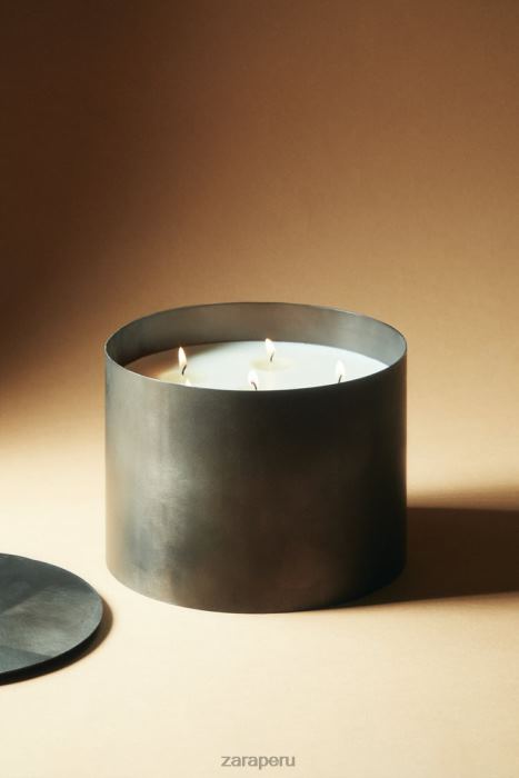 Zara unisexo (2,5 kg) vela perfumada Signature Collection XXL BDP8J1754 accesorios beige