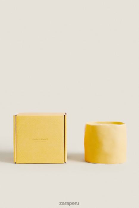 Zara unisexo (430 g) vela perfumada de limón y bergamota BDP8J1756 accesorios blanco