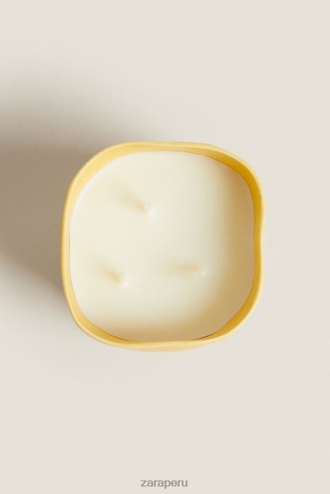 Zara unisexo (430 g) vela perfumada de limón y bergamota BDP8J1756 accesorios blanco