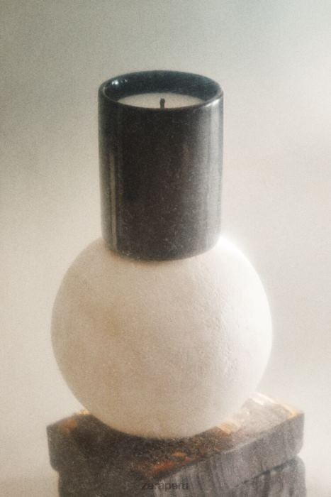 Zara unisexo (80 g) vela perfumada de algodón ligero BDP8J1760 accesorios piedra