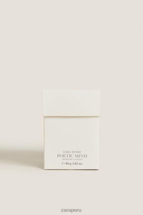 Zara unisexo (80 g) vela perfumada mente poética BDP8J1762 accesorios Rosa empolvado