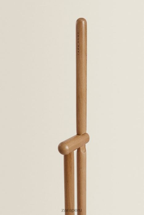 Zara unisexo Juego de recogedor y cepillo de madera. BDP8J1778 accesorios blanco